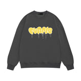 Purple Brand Sweatshirt Loose Crew Neck Sweater