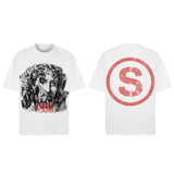 Men Vintage T-Shirts Saint Michael Tee Saint Tears