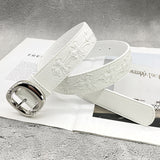 Chh Chrome Heart Belt Embroidery Belt Male