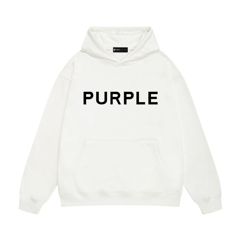 Purple Brand Hoodie Fashion Loose Hooded Sweater
