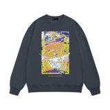 Purple Brand Sweatshirt Loose Crew Neck Sweater