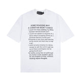 ERD T Shirts Short Sleeve Logo Cartoon Print Loose