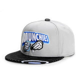 Trendy flat brimmed hat munchies milk biscuits fall and winter sun protection and windproof