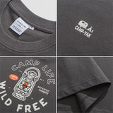 Men T-Shirts Short-Sleeved T-shirt Baby Boy and Girl Summer Loose All-Match Casual