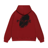 Purple Brand Hoodie Fashion Loose Hooded Sweater