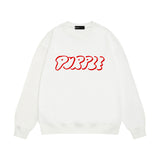Purple Brand Sweatshirt Loose Crew Neck Sweater