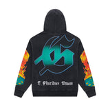 Godspeed Hoodie Spring and Autumn GOD Skull Letter Pattern Printed Hooded Sweater