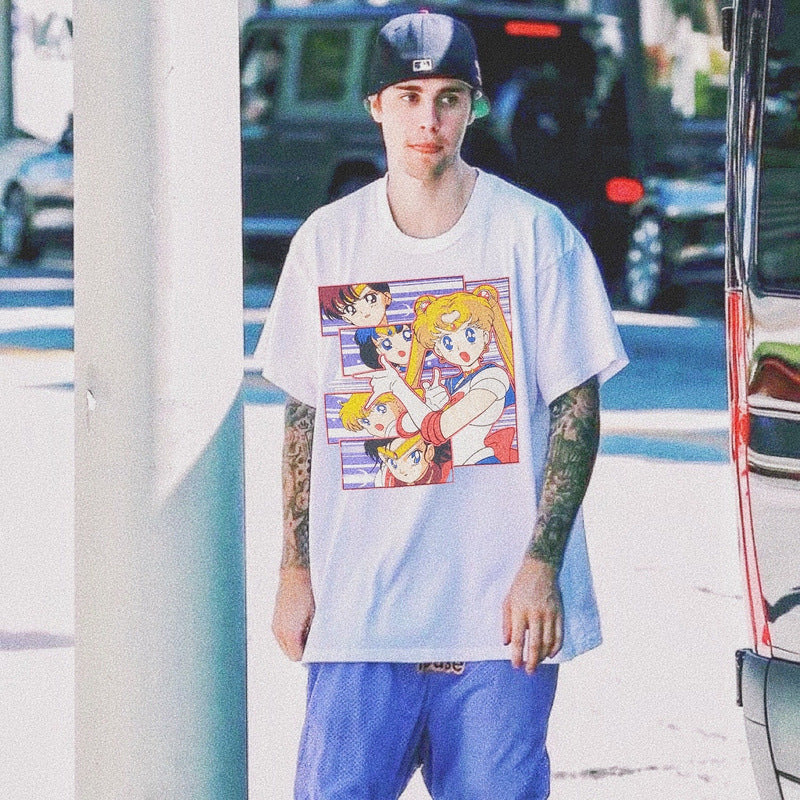 Mens Vintage T-Shirts vintage Bieber Sailor Moon