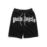 Palm Angle Shorts Palm Angels Loose Letter Print Sports Casual Shorts Men's and Women's Shorts
