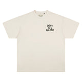 Gallery Dept T-Shirt Alphabet Slogan Short Sleeve T-Shirt
