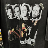 Mens Vintage T-Shirts SAINT MICHAEL Rock Music Washed Old T-Shirts