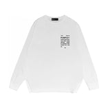 Purple Brand Long Sleeve T-Shirt Fashion Loose Long Sleeve Top