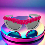 Trendy punk glasses y2k plastic