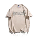 Men's T-Shirts Short-Sleeved T-shirt Men's Summer Loose All-Match Cotton Casual