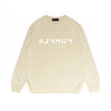 Purple Brand Long Sleeve T-Shirt Fashion Loose Long Sleeve Top