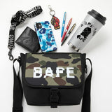 BAPE Bag Camouflage buckle tote bag