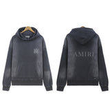 Amiri Hoodie AMI Letter Pattern Pullover Hooded Sweater Men and Women