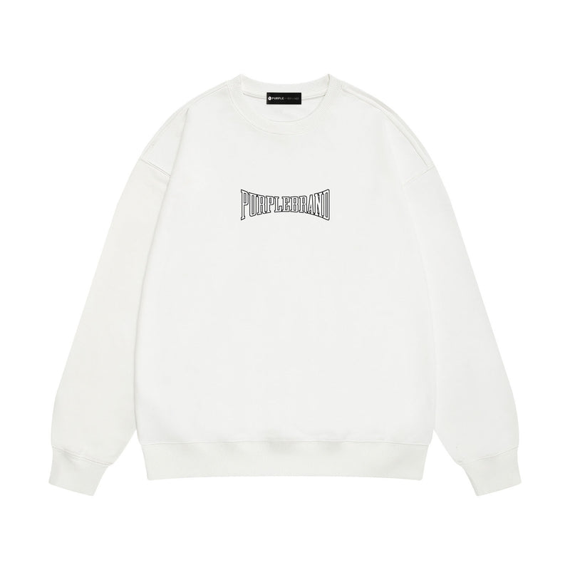 Purple Brand Sweatshirt Loose Crew Neck Sweater