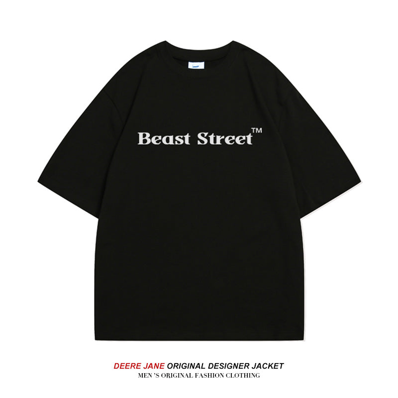 Men T-shirt Summer Cotton Short Sleeve T-shirt Men's Loose