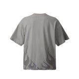 Men Vintage T-Shirts vintage Flame Vintage Short Sleeve Loose Casual Casual