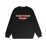 Purple Brand Long Sleeve T-Shirt Fashion Loose Long Sleeve Top
