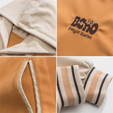 Men Jacket Spring Colorblock Hood Baseball Uniform Men's Baggy Casual Jacket Jacket