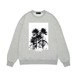 Purple Brand Sweatshirt Loose Crew Neck Sweater