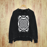 Purple Brand Distressed Sweatshirt Retro Vintage Crew Neck Sweater