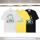 Casablanca T Shirts Fashion Loose Tee