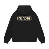 Purple Brand Hoodie Fashion Loose Hooded Sweater