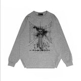 Purple Brand Long Sleeve T-Shirt Fashion Loose Long Sleeve Top