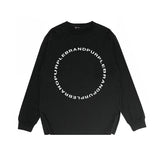 Purple Brand Long Sleeve T-Shirt Fashion Loose Long Sleeve Top