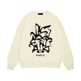 Purple Brand Sweatshirt Loose Crew Neck Sweater