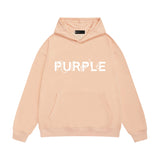 Purple Brand Hoodie Fashion Loose Hooded Sweater