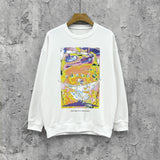 Purple Brand Sweatshirt Loose Crew Neck Sweater