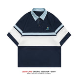 Men's T-Shirts Short-Sleeved T-shirt Men's Summer Half Sleeve Loose Polo Shirt