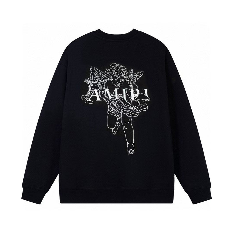 Amiri Sweatshirt Autumn/Winter AMI Cupid Pattern Pullover Sweater