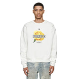 Purple Brand Sweatshirt Loose Crew Neck Sweater