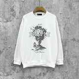 Purple Brand Sweatshirt Loose Crew Neck Sweater