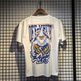 Off White T Shirts OW Magic Old Man Pattern Crew Neck Pullover Short Sleeves
