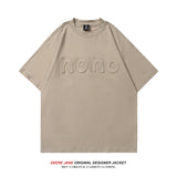 Men T-shirt Summer Cotton Short Sleeve T-shirt Men's Loose All-Match