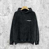 Purple Brand Distressed Hoodie Fashion Old Loose Hooded Sweater