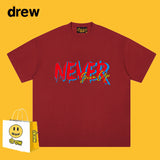 Drew T Shirts Printed Smiley T-shirt Loose