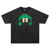 Men Vintage T-Shirts Vintage Washed and Old Loose Short Sleeve T-Shirts