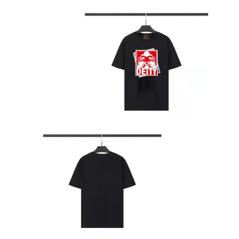 Evisu T Shirts Loose and Versatile Unisex T Shirts