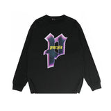 Purple Brand Long Sleeve T-Shirt Fashion Loose Long Sleeve Top
