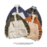 Men Jacket Spring Multicolor Jacket Men's Loose All-Match Casual
