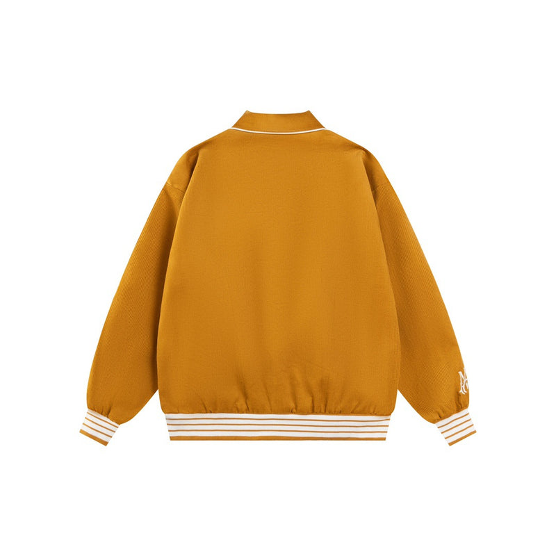 Amiri Jacket Spring and Autumn AMI Embroidered Jacket Cover for Men and Women