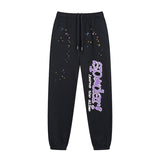 Sp5der Sweatpants Letter Puff Print Loose