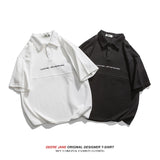 Men T-Shirts Summer Short Sleeve American Style Loose Versatile Casual